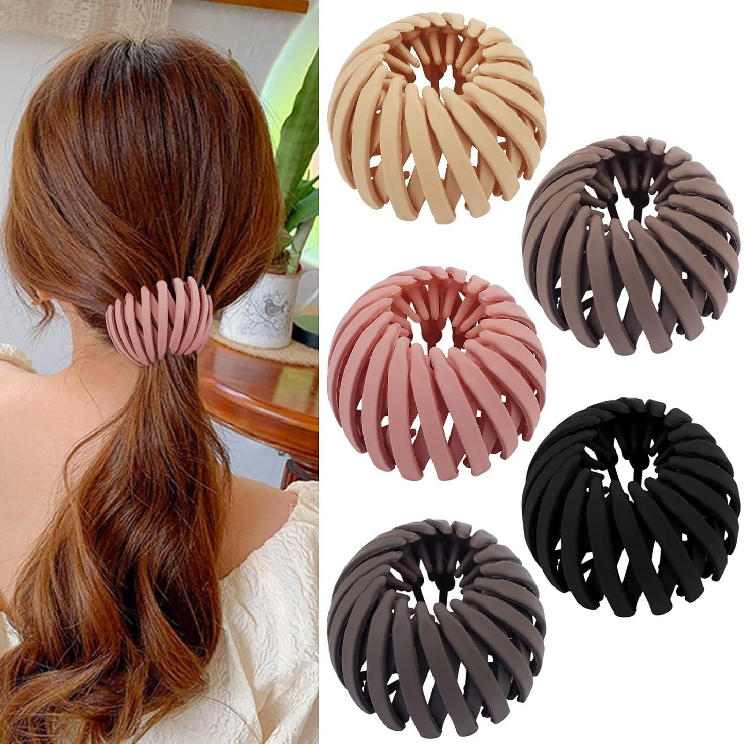 Bird's Nest Hair Ring And Hairpins Hair Band